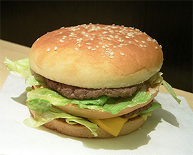 Say it with me: two all-beef patties, special sauce, lettuce, cheese, pickles, onions--on a sesame seed bun.