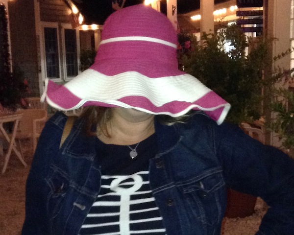 Victoria and hat